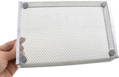 HAHIYO Stackable Mesh Tray Cup 9 x 6 x 2 inches Sturdy Container - Image 7