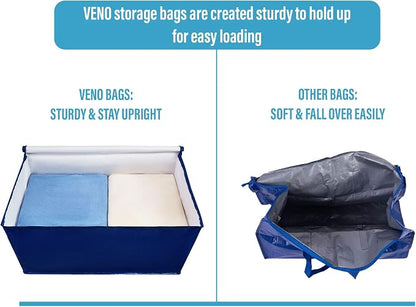 VENO 4 Pack Moving Bags and Large Christmas Decoration Storage Bins - Image 6