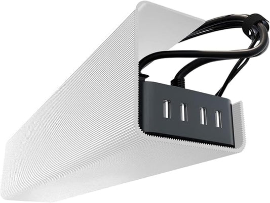 No-Screw Under Desk Cable Management Tray by ScandinavianHubCableTrays
