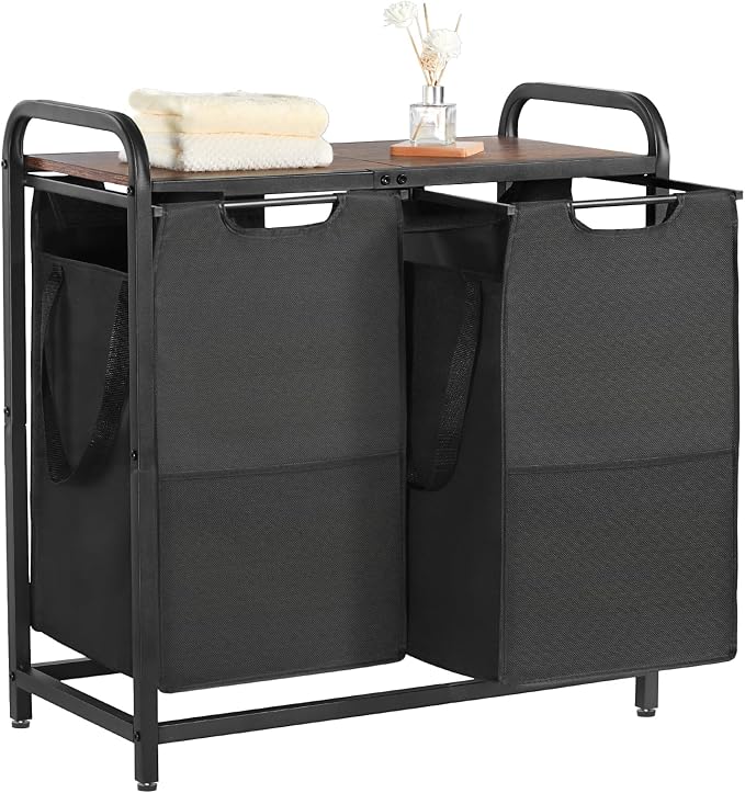 VEVOR 2 Section Laundry Sorter, Large Laundry Hamper by VEVOR