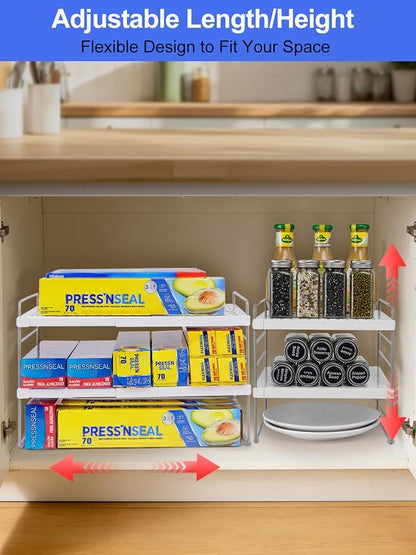 Cirhy Kitchen Wrap Organizer, Expandable Pantry Organizers and Storage - Image 7