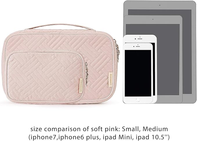 BAGSMART Travel Jewelry Organizer Case Small Jewelry Roll - Image 5