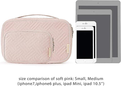 BAGSMART Travel Jewelry Organizer Case Small Jewelry Roll - Image 5
