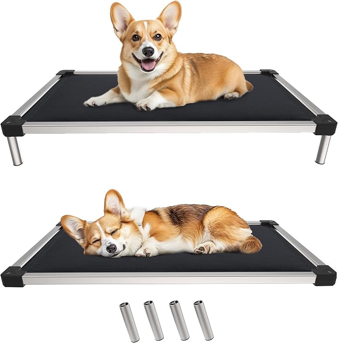 FXW TitanNest Chew-Proof Elevated Dog Bed, Raised Cot by FXW