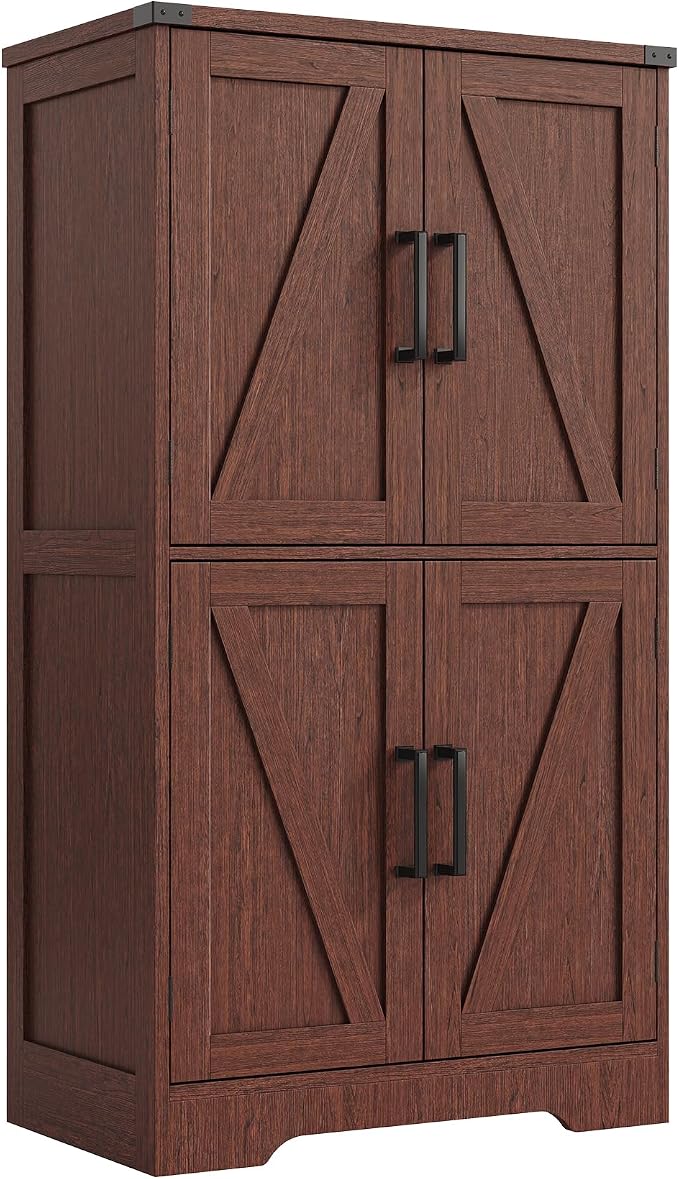 Treocho Farmhouse Bathroom Floor Cabinet - Image 3
