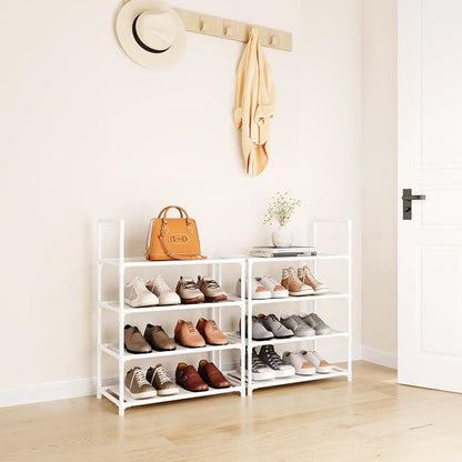 8-Tier Tall Shoe Rack for Closet, Adjustable Sturdy Durable Shoe Shelf - Image 3