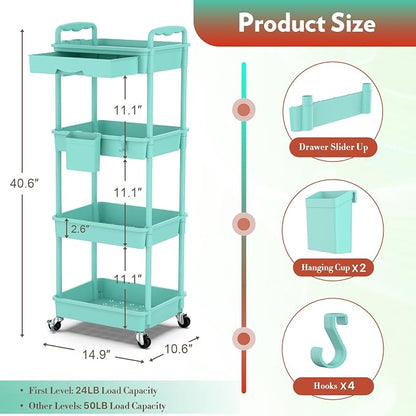 SUNALLY Makeup Cart Organizer - Image 2