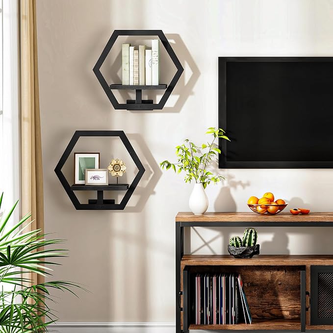 Floating Shelves Set of 2, Wall Planters - Image 8