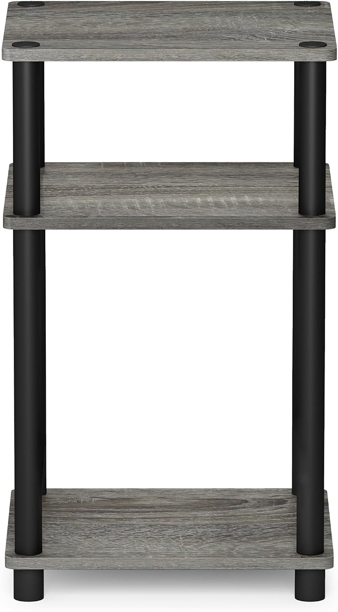 Furinno JUST Side Table, 3-Tier End Table, Open Shelves Night Stand, Bedside - Image 7