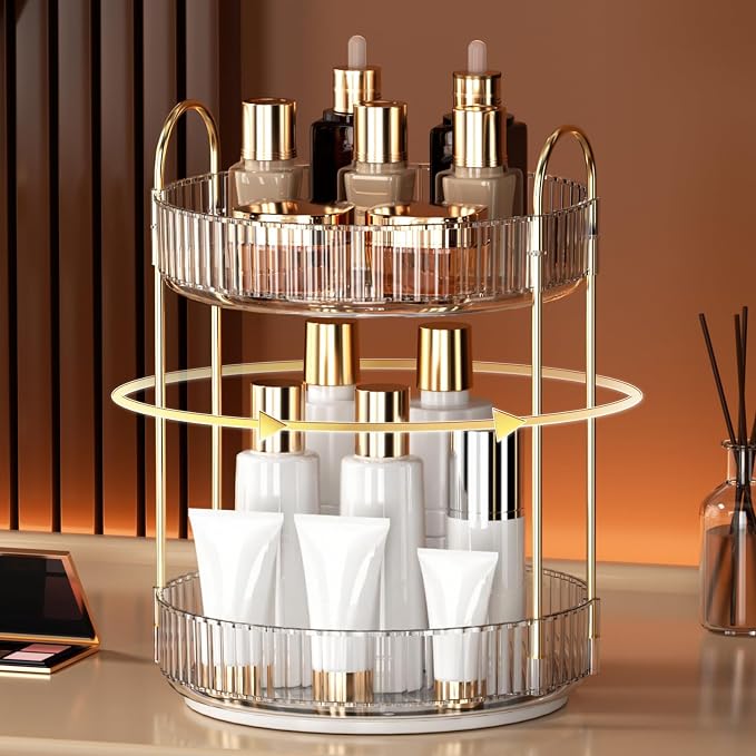 YCIA&DONE 360 Rotating Makeup Organizer and Storage - Image 2