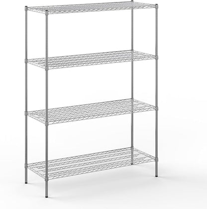 21" Deep x 54" Wide x 74" Height Wire Shelving Kit | 4-Tier | NSF Commercial by Regal+Altair