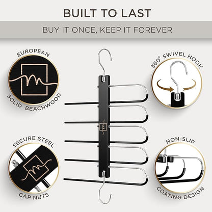 MORALVE Pants Hangers Space Saving - Image 2