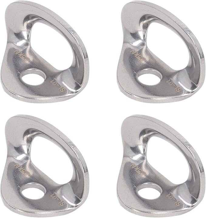 Yosoo Health Gear 10Pcs 316 Stainless Steel Climbing Bolt Hanger, 25KN Rock - Image 5