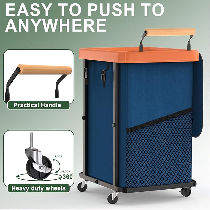 150L Extra Large Fashion Laundry Basket - Image 3