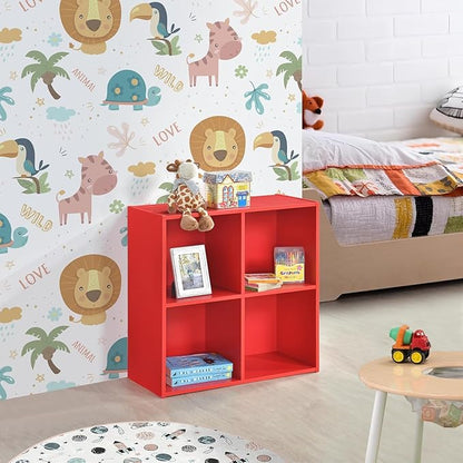 KB Designs - 4 Cube Storage Organizer Shelf - Modern Small Compact Organizer by KB+Designs