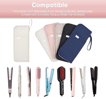 Hot Tools Organizer Heat Resistant Mat Case Hair Tools Holder Travel Bag - Image 6