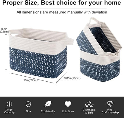 OIAHOMY Storage Basket, Woven Baskets - Image 3