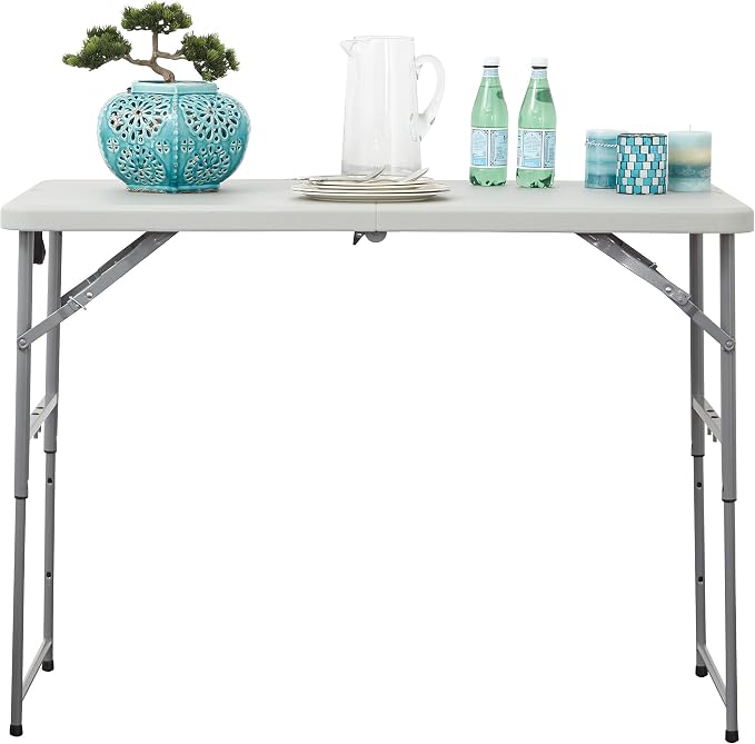Office Star Resin Multipurpose Rectangle Table, 4-Feet Long, Height Adjustable - Image 10