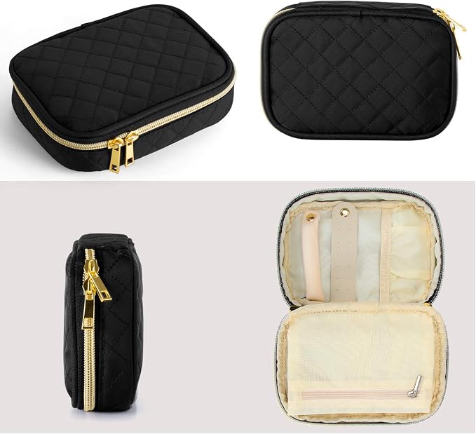 Teamoy Small Jewelry Travel Case, Portable Jewelry Organizer Bag - Image 6