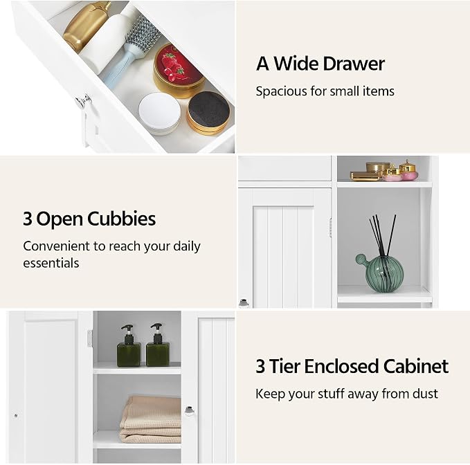 Yaheetech Bathroom Storage Cabinet - Image 8