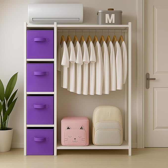 ShellKingdom Storage Bins, Foldable Fabric Storage Cubes And Cloth Storage - Image 3