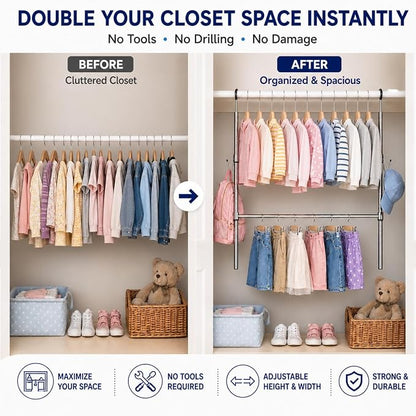 Adjustable Closet Rod Extender - Image 4