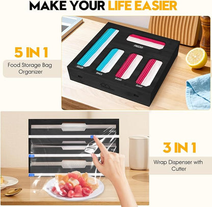 9 in 1 Foil and Plastic Wrap Dispenser - Image 5