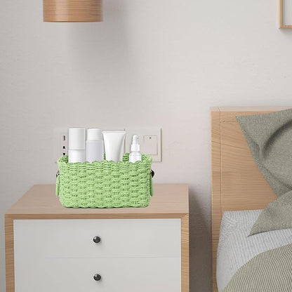 Small baskets for Organizing, Cute woven Storage basket - Image 2