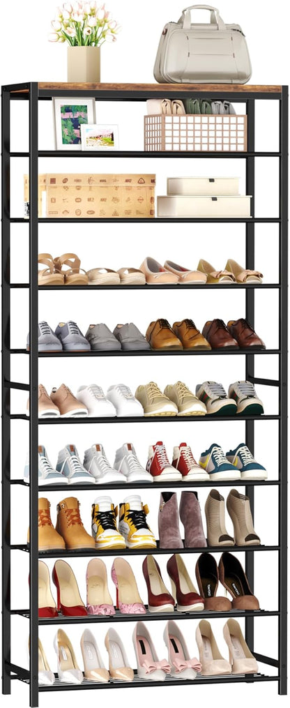 HOMEFORT 10 Tiers Shoe Rack Organizer, Shoe Rack by HOMEFORT