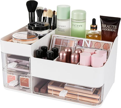 KLGO Makeup Organizer and Storage Cosmetic Display Case by KLGO
