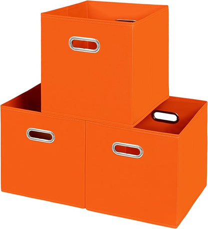 Fabric storage bins Cubes, Fabric Cube Organizer by Yunkeeper