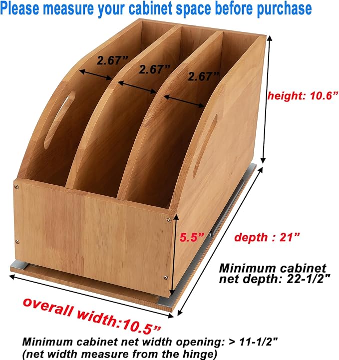 DINDON Pull Out Cabinet Organizer - Image 2