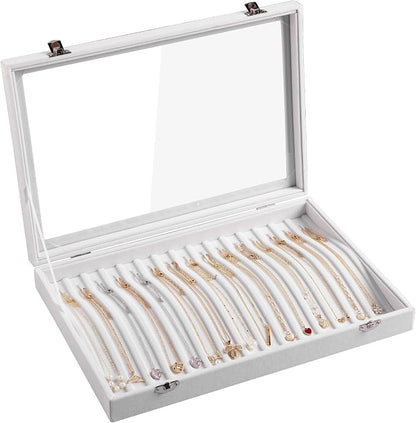 Frebeauty 15 Hooks Necklace Tray, Neckalce Organizer by Frebeauty