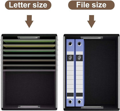 File Organizer Box with Lids, Collapsible File Folder Organizer | File Box with - Image 6