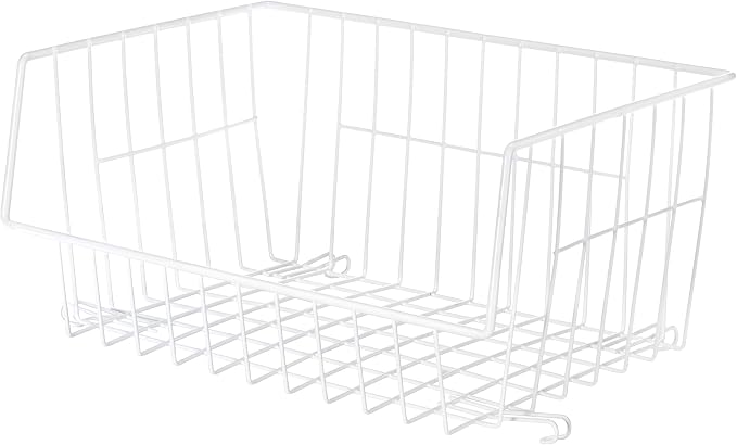 Whitmor Wire Stackable Basket - Image 6