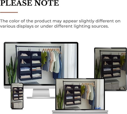 GRANNY SAYS 4-Shelf Hanging Organizer, Closet Hanging Shelves, Closet Hanging - Image 8