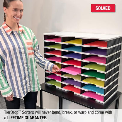 Ultimate Office TierDrop Desktop Organizer Document, and Classroom Sorter. 24 - Image 3