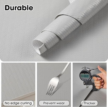 Drawer and Shelf Liner, Non-Slip Kitchen Cabinet Liners Non-Adhesive Thick - Image 6