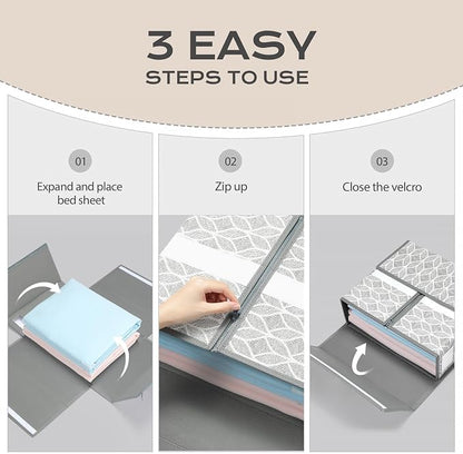 Yecaye 8 Pack Sheet Organizers and Storage - Image 5