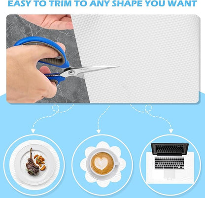 Drawer Liners, Waterproof Shelf Liner, Anti-Slip Non-Adhesive BPA Free Kitchen - Image 4