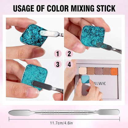 Pink Empty Refillable Magnetic Makeup Palette - Image 8