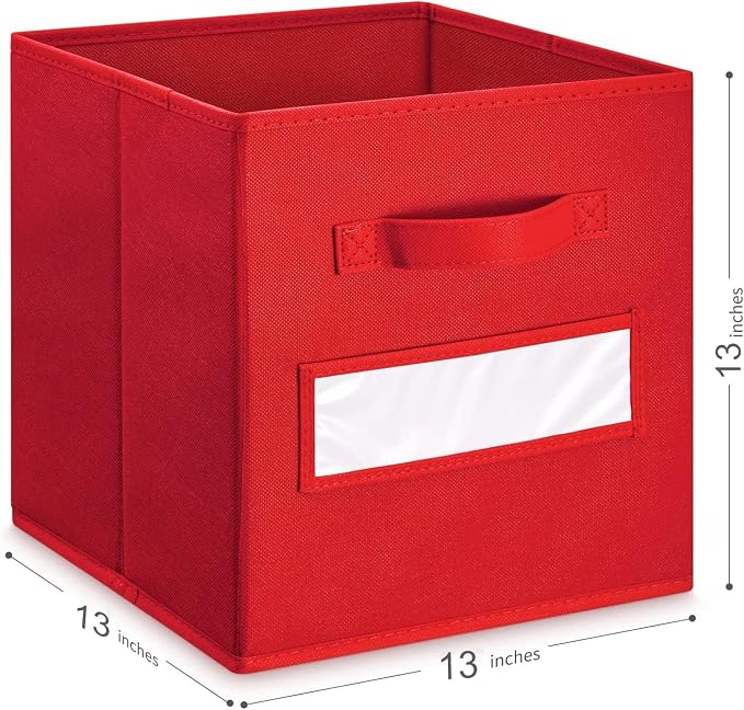13x13x13 storage cube bins Fabric storage cubes - Image 2