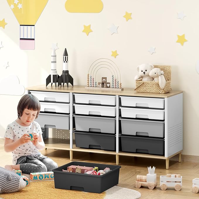 TOOLF 12 Drawers Storage Cabinet - Image 7