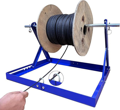 Cable Rack Holder Wire Dispenser Single Axle Cable Drum Holder Wiring Dispenser - Image 3