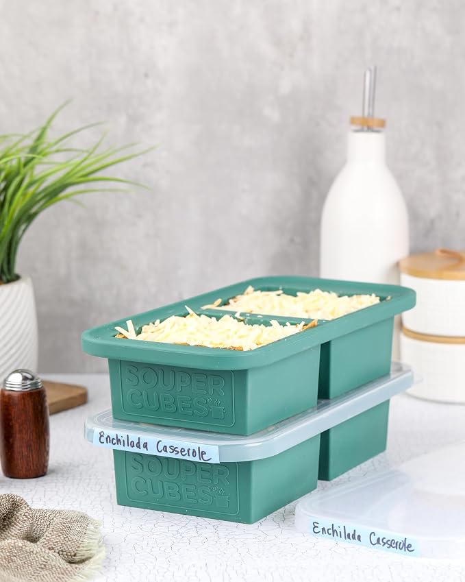 Souper Cubes 2 Cup Silicone Freezer Molds, Oven and Microwave Safe, Casseroles - Image 2