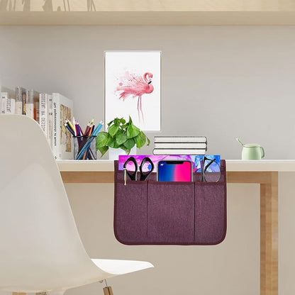 Bedside Caddy Bedside Storage Organizer Magazine Phone Tablet iPad Remote Holder - Image 7