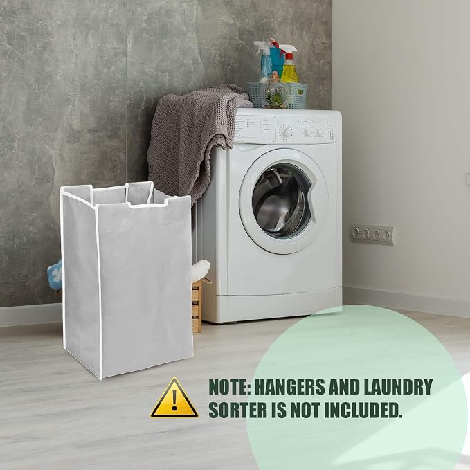 3 Pcs Laundry Sorter Replacement Bags Hamper Cart Removable Replacement Laundry - Image 5