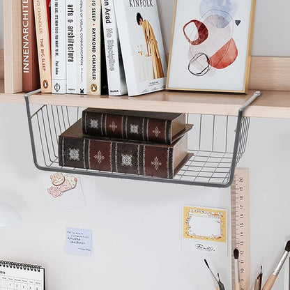 Jucoan 3 Pack Under Shelf Baskets - Image 4