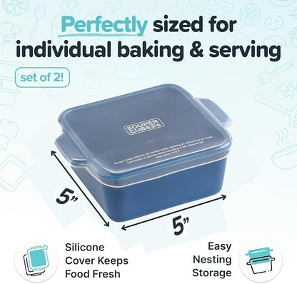 Souper Cubes Ceramic Baking Dishes 2.0-5" x 5" Baking Dishes - Image 2
