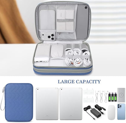 FYY Electronic Organizer, Extra Large Travel Cable Organizer Bag Pouch Portable - Image 6